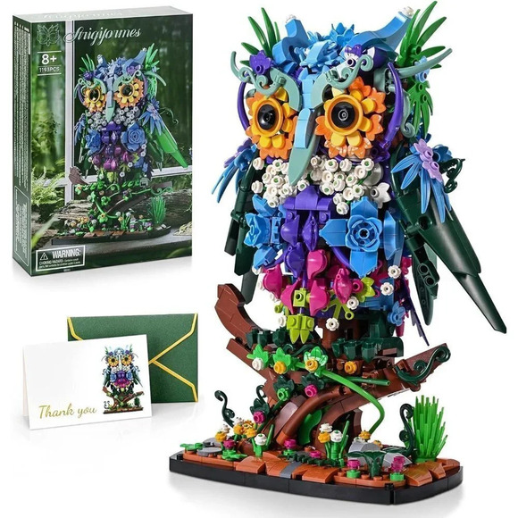 Sillbird Owl Animal Building Toy Set Sillbird Owl Animal Building Toy  Set - Picture 1 of 7